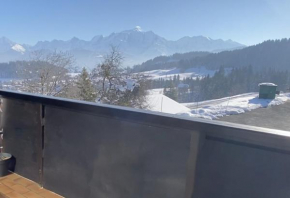 Studio lumineux avec vue sur le Mont Blanc